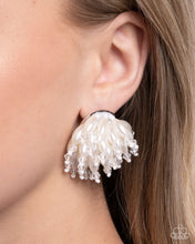 Load image into Gallery viewer, Sunset Shower - White Post Earrings