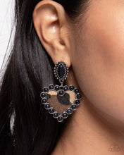 Load image into Gallery viewer, Whimsical Wrangler - Black Post Earrings