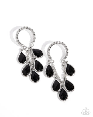 Highest Grade - Black Post Earrings