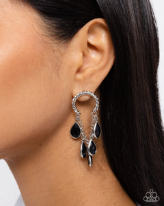 Highest Grade - Black Post Earrings