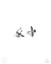 Load image into Gallery viewer, Soaring Sparrow - Silver Cuff Earrings