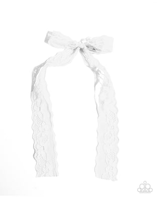 Petite Princess - White Hair Clip