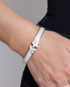 Celestial Cutie - White Hinged Bracelet