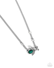 Load image into Gallery viewer, Bedazzled Beetle - Green Necklace