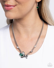 Load image into Gallery viewer, Bedazzled Beetle - Green Necklace