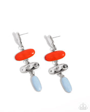 Load image into Gallery viewer, Secretive Shimmer - Orange Post Earrings