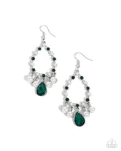 Load image into Gallery viewer, Baroness Behavior - Green Earrings