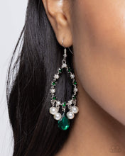 Load image into Gallery viewer, Baroness Behavior - Green Earrings