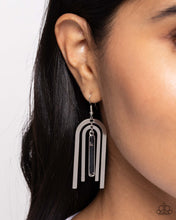 Load image into Gallery viewer, Coarse Conversation - Black Earrings