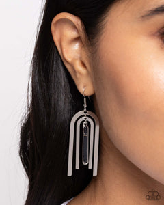 Coarse Conversation - Black Earrings