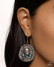 Load image into Gallery viewer, Cowboy Chaperone - Blue Earrings