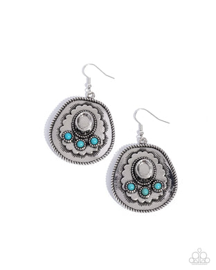 Cowboy Chaperone - Blue Earrings