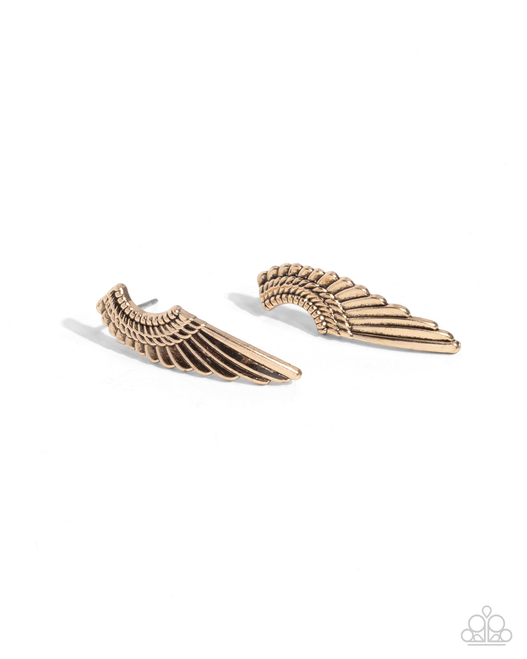 Angelic Altitude - Gold Post Earrings