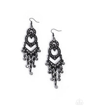 Load image into Gallery viewer, Pristine Precipitation - Black Earrings