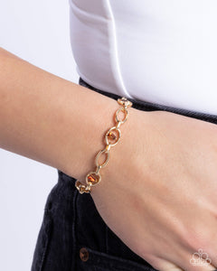 Light-Catching Leisure - Brown Bracelet