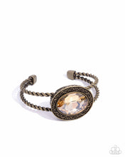 Load image into Gallery viewer, Braided Balance - Brass Cuff Bracelet