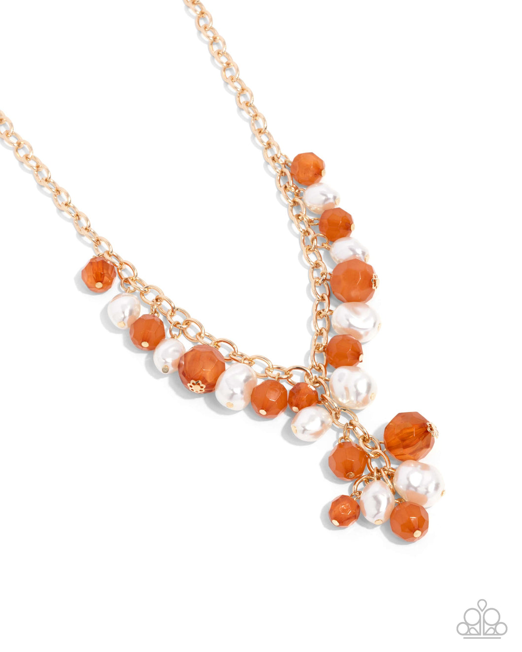 Beehive Barrage - Orange Necklace