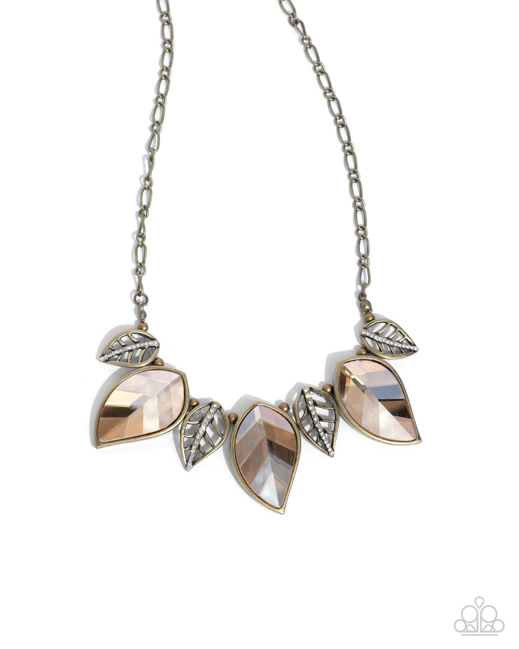 Leafy Leader - Brass Necklace