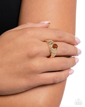 Load image into Gallery viewer, Dreaming of Decadence - Brown Dainty Ring