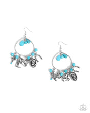 Load image into Gallery viewer, Western Whisper - Blue Earrings