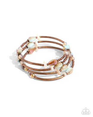 Multiple Choice - Copper Coil Bracelet