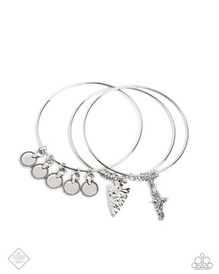 Chief of Confidence - Silver Bangle Bracelets