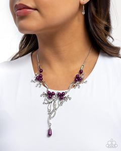 Grapevine Getaway - Purple Necklace