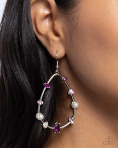 Dazzling Diversity - Pink Earrings