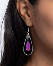 Load image into Gallery viewer, Neatly Natural - Purple Earrings