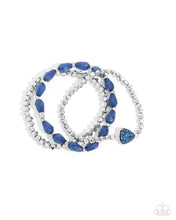 Load image into Gallery viewer, Druzy Decadence - Blue Stretchy Bracelets