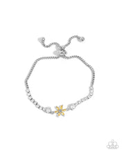 Load image into Gallery viewer, Dainty Delivery - Yellow Sliding Closure Bracelet