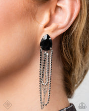 Load image into Gallery viewer, Vicious Venture - Black Post Earrings