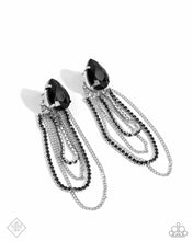 Load image into Gallery viewer, Vicious Venture - Black Post Earrings