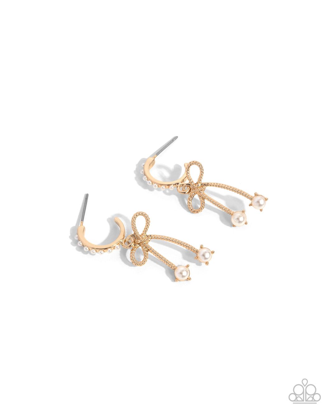 Charming Coquette - Gold Hoop Earrings