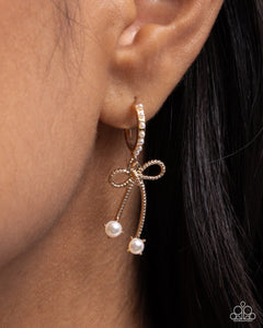 Charming Coquette - Gold Hoop Earrings