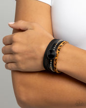 Load image into Gallery viewer, Fair LEATHER - Black Bracelet