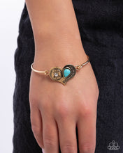 Load image into Gallery viewer, Give More Love - Gold Hook and Eye Bracelet