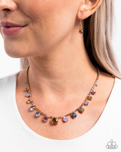 Colorful Countess - Multicolor Necklace