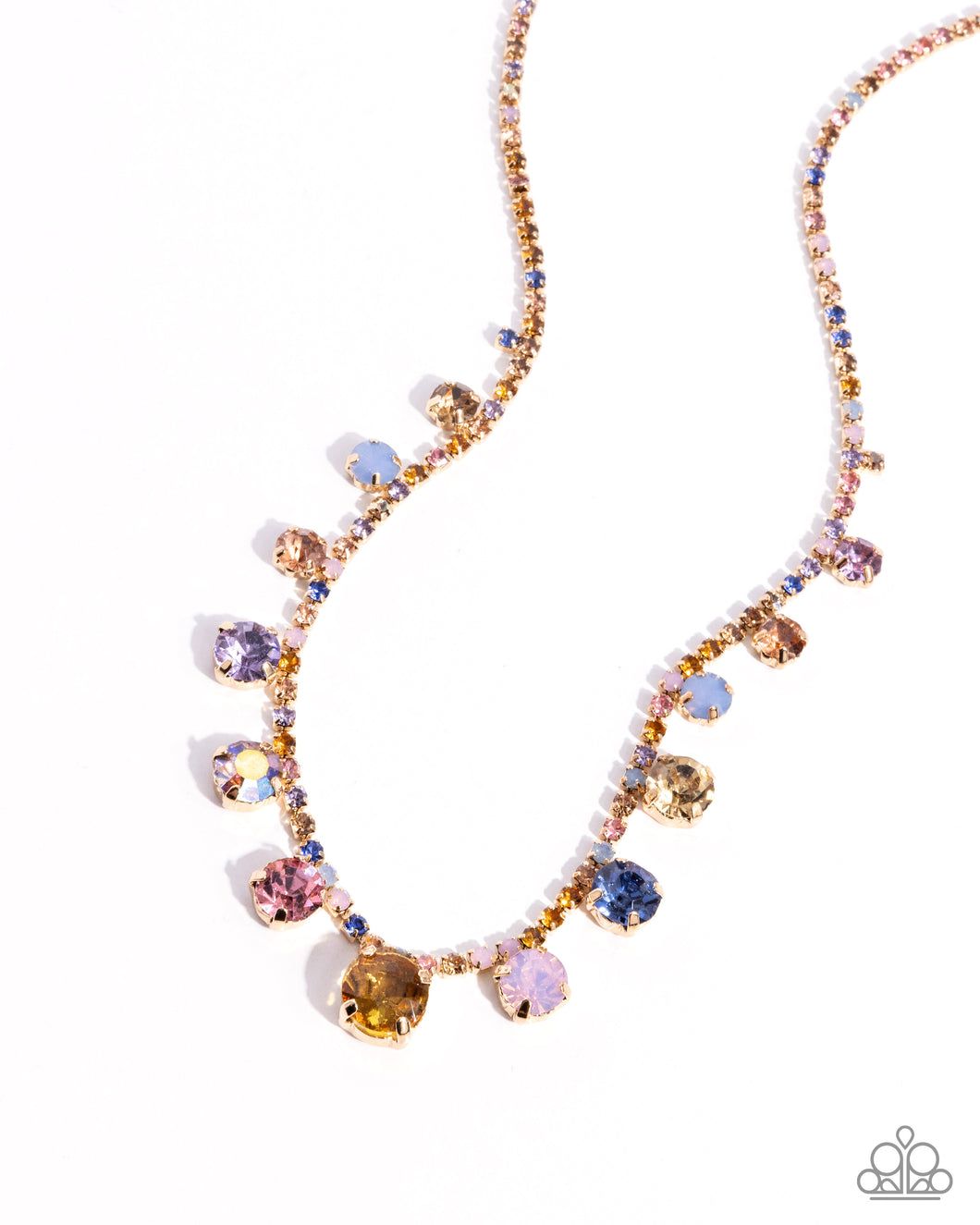 Colorful Countess - Multicolor Necklace