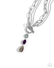 Load image into Gallery viewer, Cultivated Chains - Purple Toggle Necklace