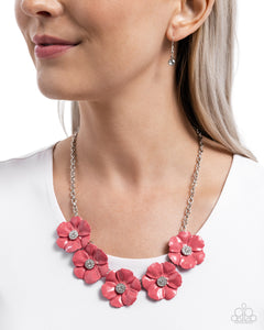 Floral Favor - Pink Necklace