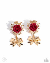 Load image into Gallery viewer, Victorian Value - Red Earrings