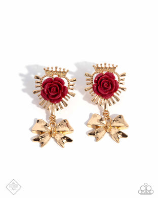 Victorian Value - Red Earrings