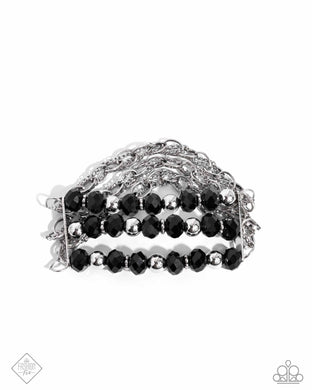 Vicious Vibe - Black Stretchy Bracelet