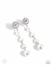 Load image into Gallery viewer, Modish Motif - White Post Earrings