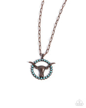 Load image into Gallery viewer, Longhorn Lasso - Copper Necklace