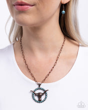 Load image into Gallery viewer, Longhorn Lasso - Copper Necklace