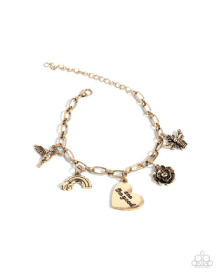 Positive Outlook - Gold Bracelet