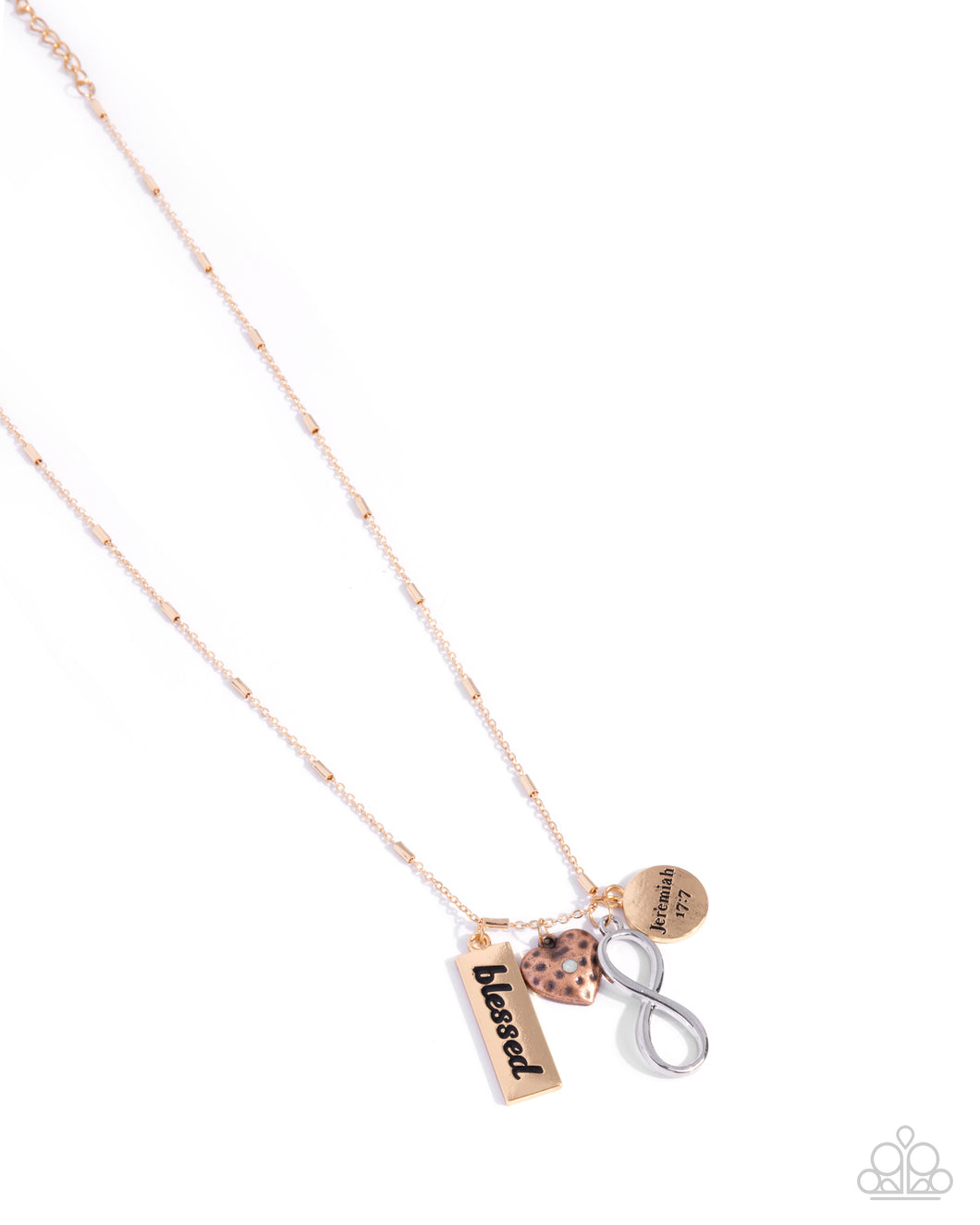 Confidence in Him - Multimetal Necklace