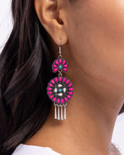 Load image into Gallery viewer, Watch the Sunset - Pink Earrings